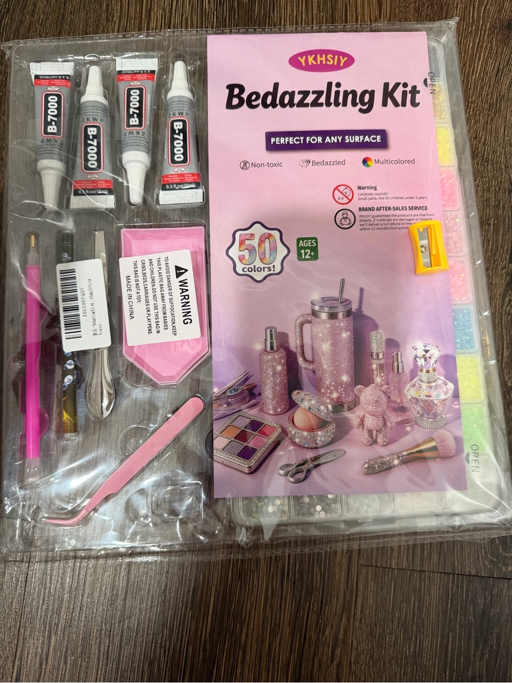 DIY Multi-Color Rhinestone Nail Art Kit – Assorted Colors - Picture 2 of 2